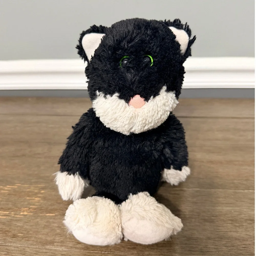 Ty Attic Treasures Bessie the Black & White Tuxedo Cat Plush